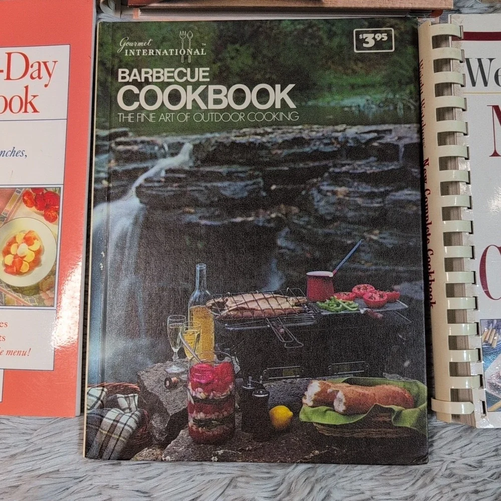 Lot Of 6 Cookbook Seafood‎ Barbecue Deserts Breakfast Lunch Supper